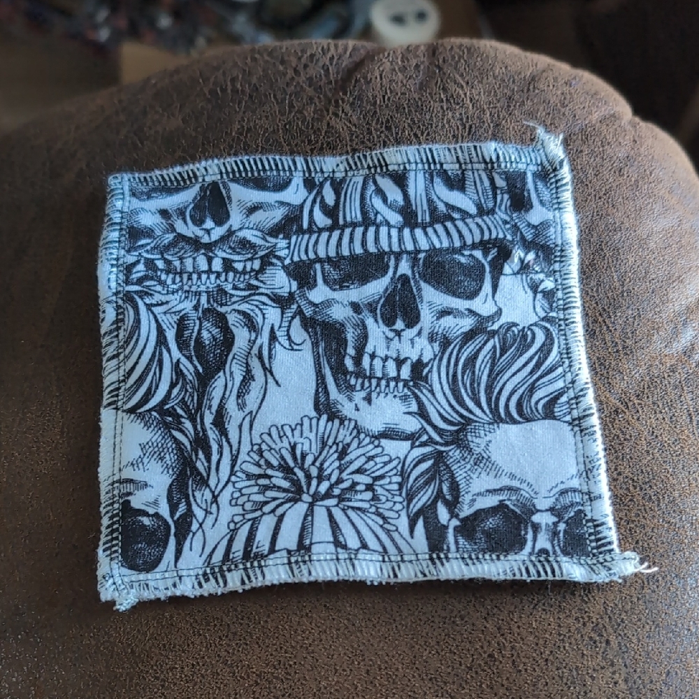 🍁Skulls 5x5 Washcloth